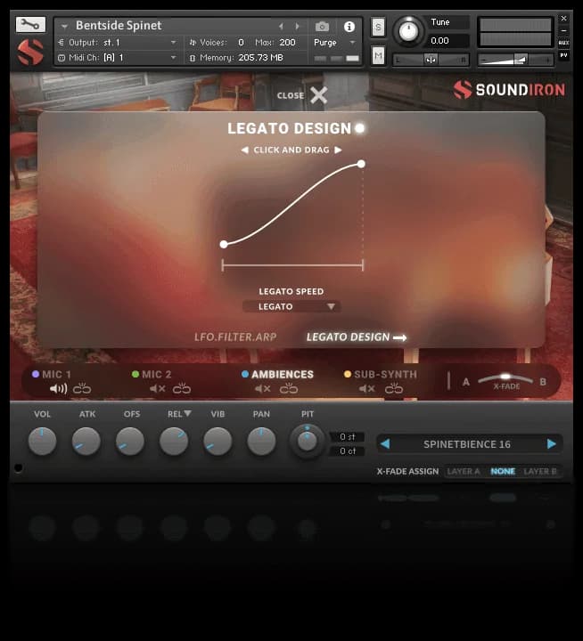 Bentside Spinet image 4