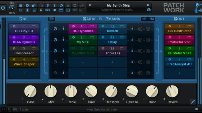 Blue Cat Patchwork image 2