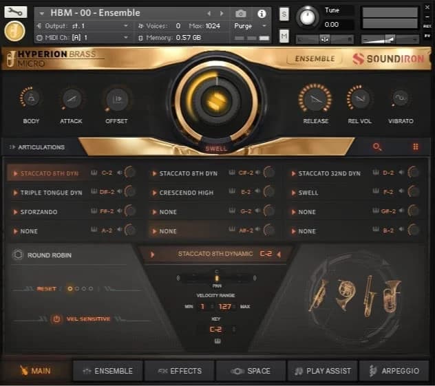 Hyperion Brass Micro image 10