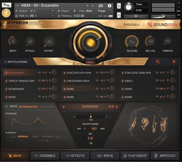 Hyperion Brass Micro image 5