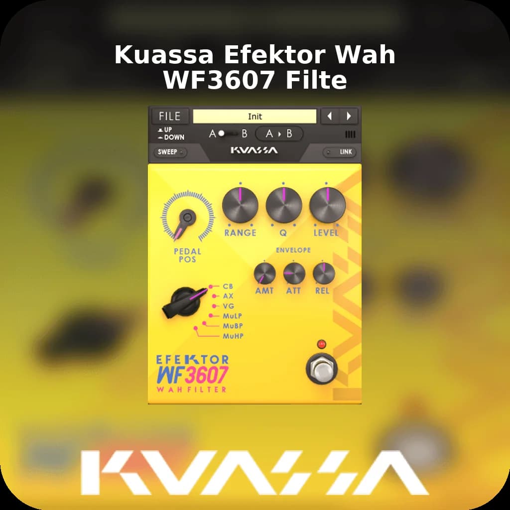 Kuassa Efektor WF3607 Wah Filte image 1