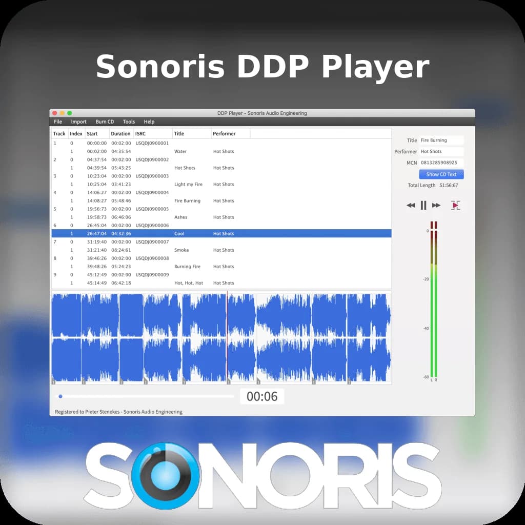 Sonoris DDP Player