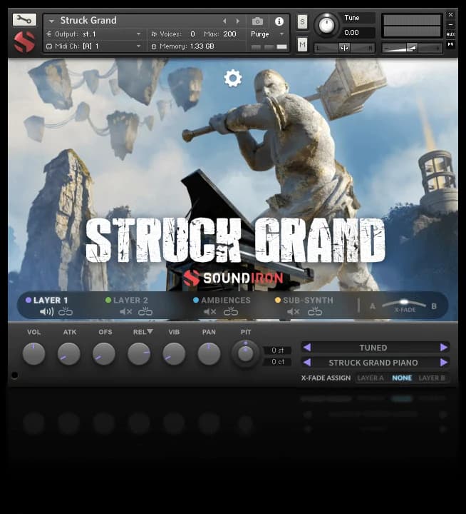 Struck Grand Piano image 5