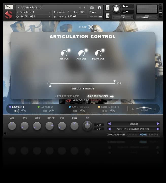 Struck Grand Piano image 3