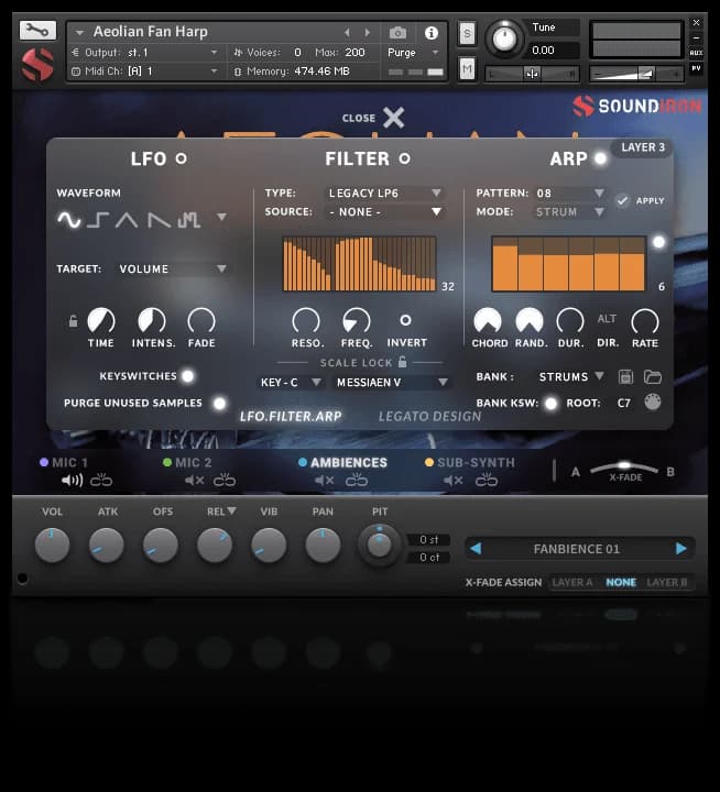 Aeolian Fan Harp image 7