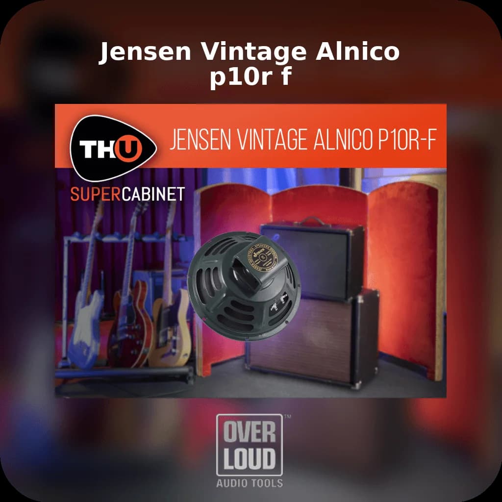 Jensen Vintage Alnico p10r f - SuperCabinet IR Library image 1