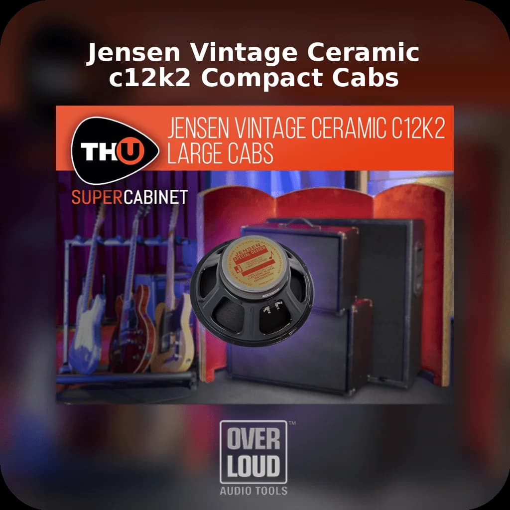 Jensen Vintage Ceramic c12k2 Compact Cabs - SuperCabinet IR Library image 1
