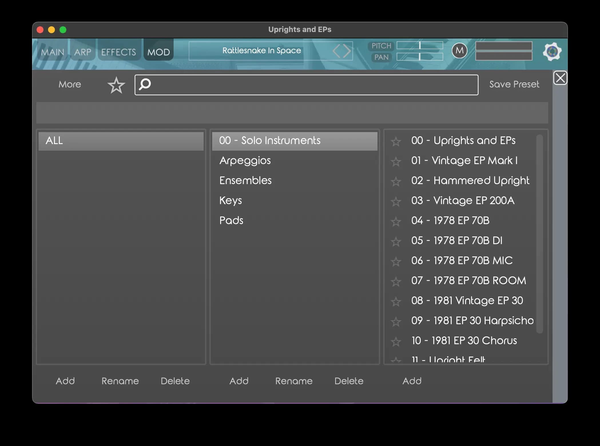 Nightfox Uprights and EPs image 2