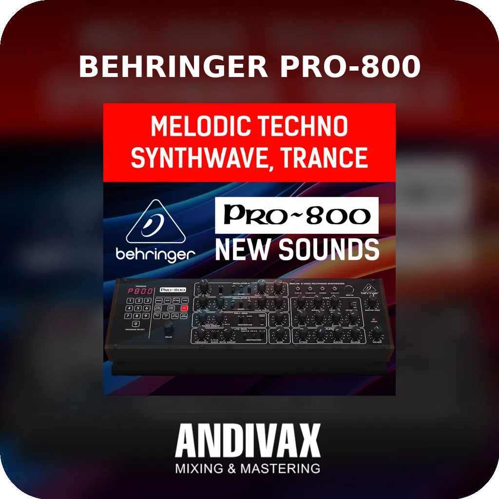 BEHRINGER PRO-800 - Melodic Techno, Synthwave & Trance