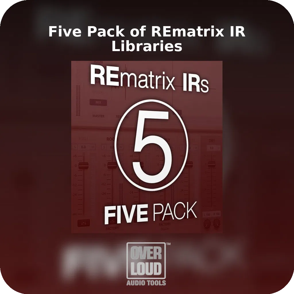 Five Pack of REmatrix IR Libraries