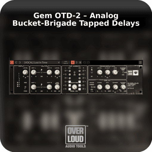 Gem OTD-2 – Analog Bucket-Brigade Tapped Delays