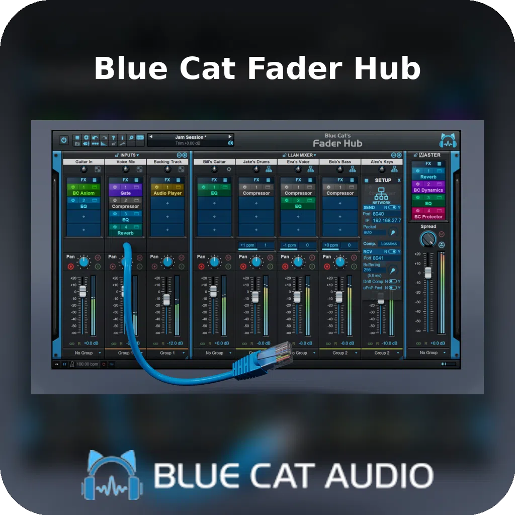 Blue Cat Fader Hub