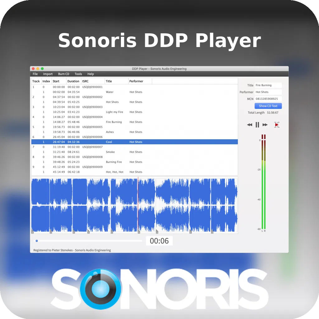 Sonoris DDP Player