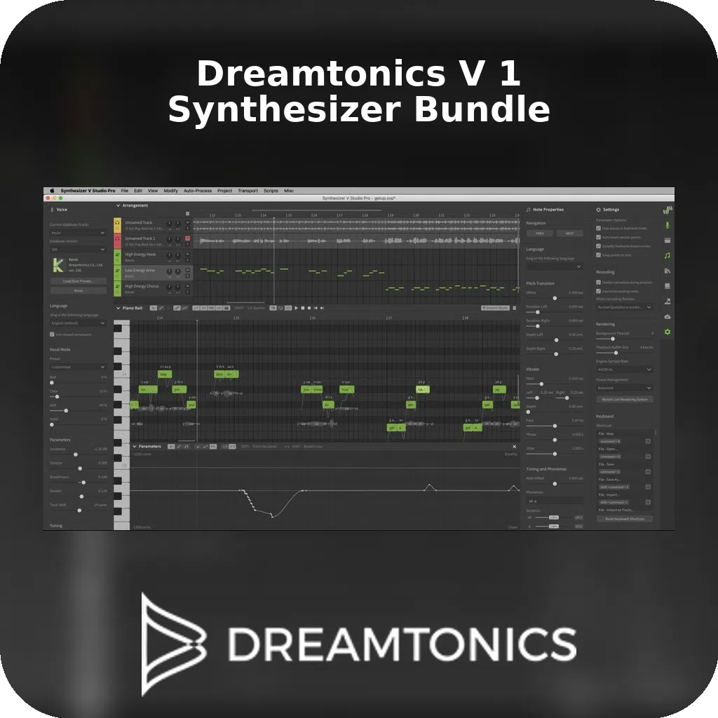 Dreamtonics Synthesizer V Bundle 1